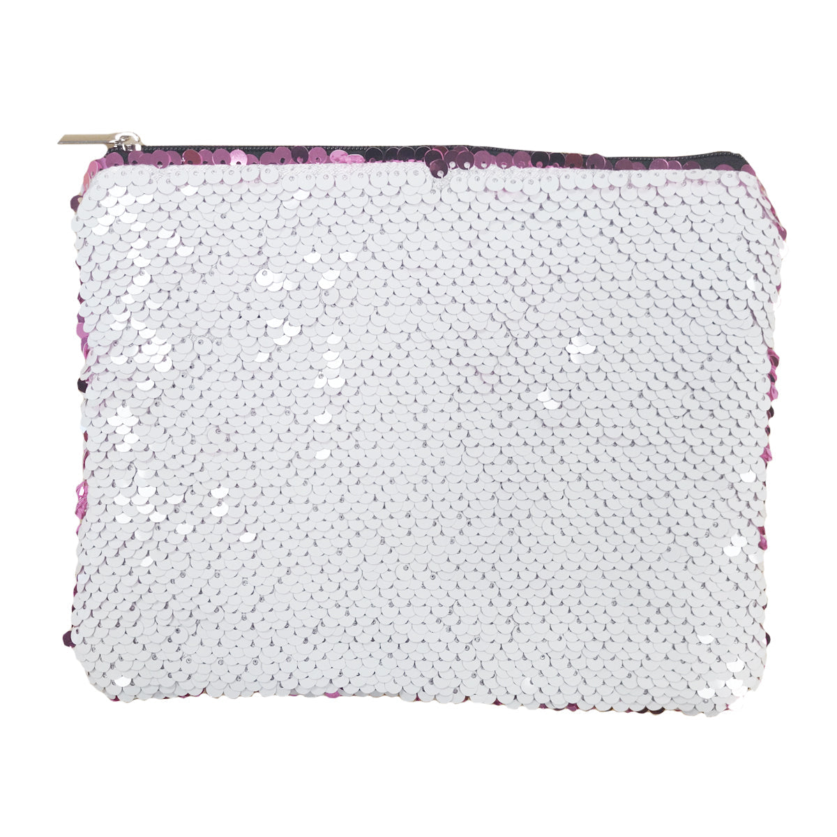 Wholesale Carton - 50 x Sequin Handbags/ Cosmetic/Purses - 15cm x 20cm - PINK