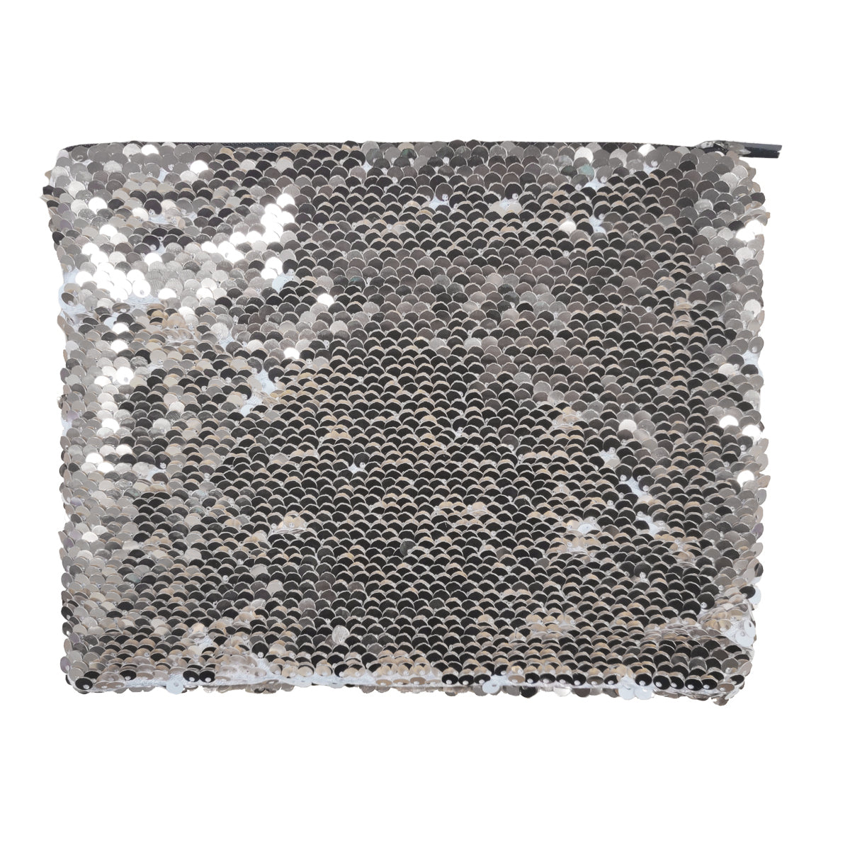 Bags - Sequin Handbag/ Cosmetic/Purse - 15cm x 20cm - SILVER - Longforte Trading Ltd