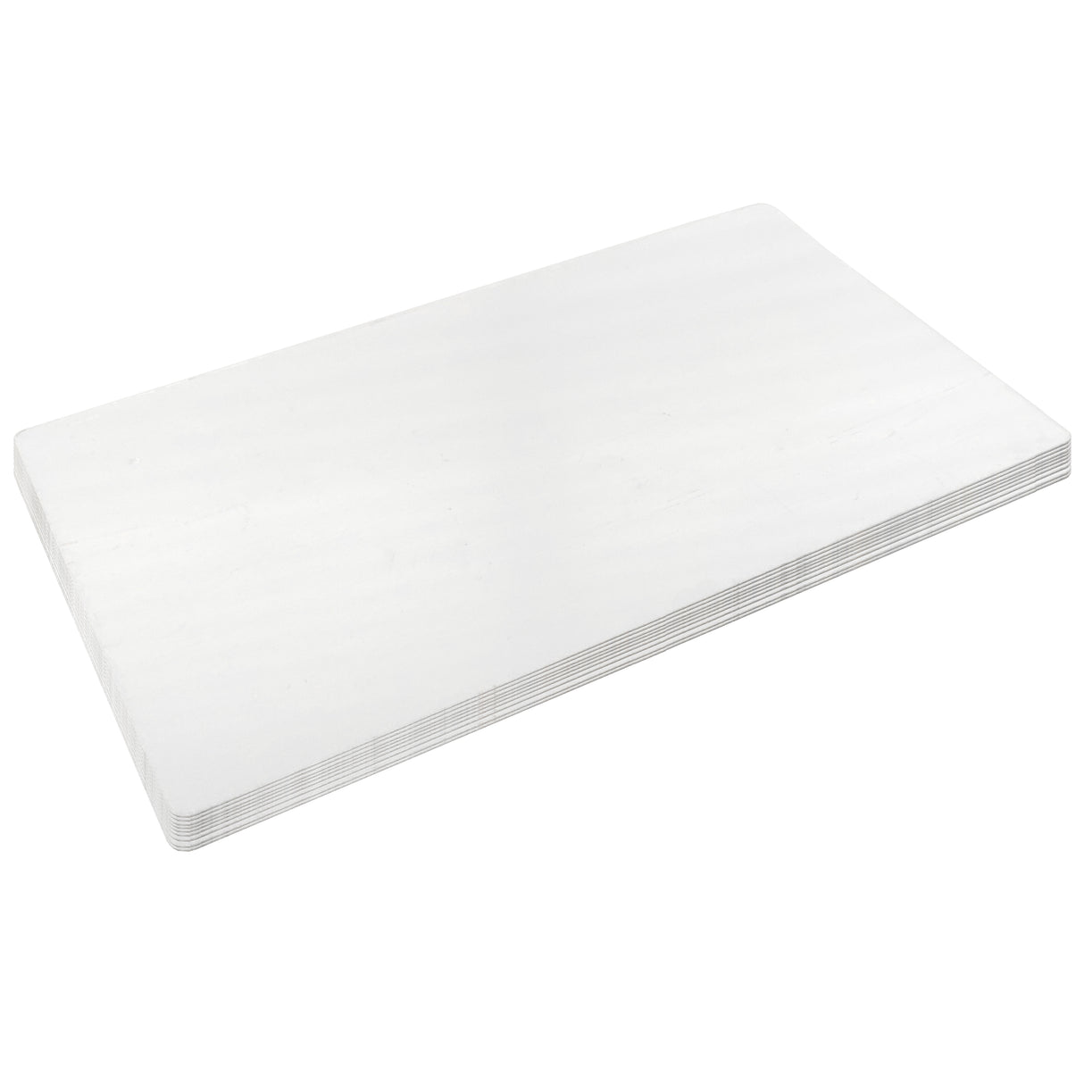 Metal Sheets - 10 x Aluminium Sheets - PEARL FINISH - Rounded Corners - 17.8cm x 11cm