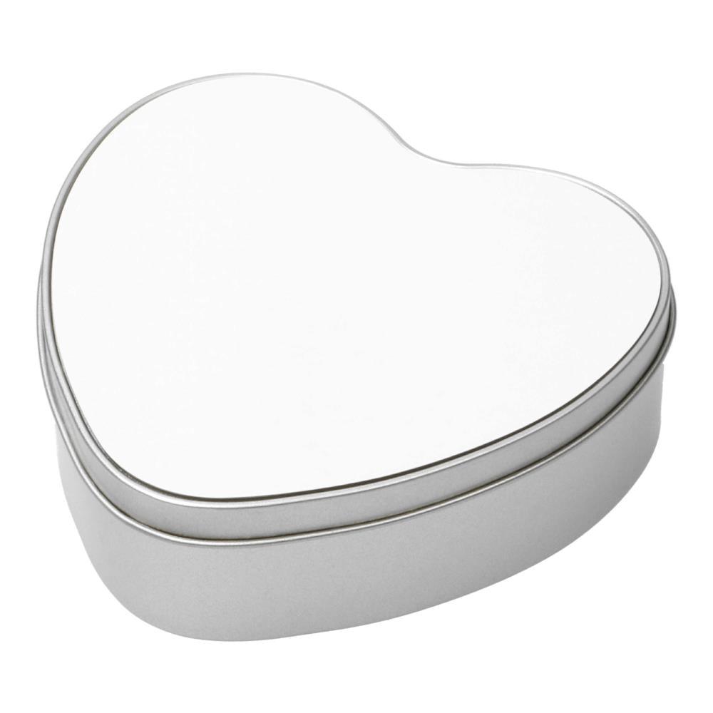 Sublimation Metal Tin – Heart Shaped with Printable Insert