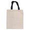 Bags - LINEN - Tote Bag with Short Black Handles - 37cm x 42cm - Longforte Trading Ltd