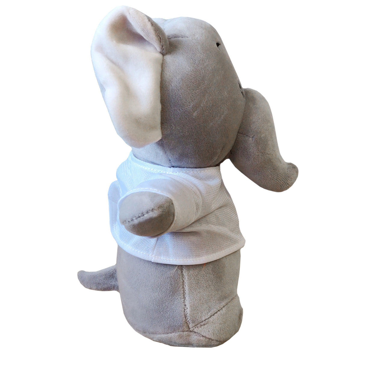 Peluches - Éléphant super doux avec t-shirt imprimable