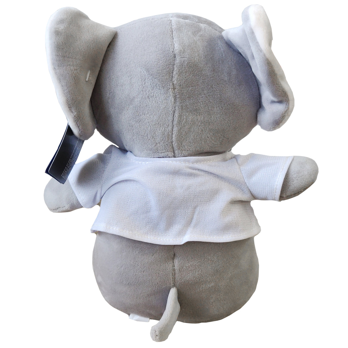 Peluches - Éléphant super doux avec t-shirt imprimable