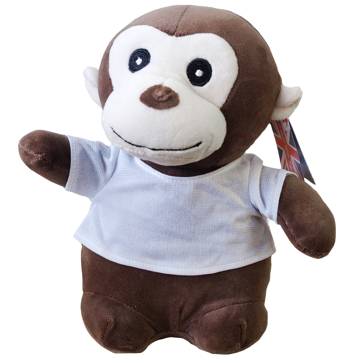 Soft Toys - Super Soft Monkey with Printable T-Shirt