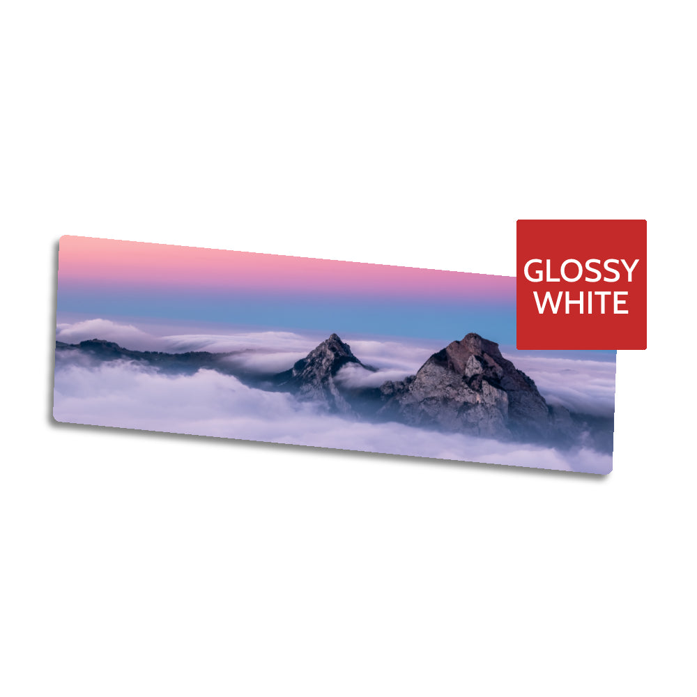 Ultra HD GLOSS WHITE 1.15mm Aluminium Sheets - 5" x 20" (12.7cm x 50.8cm) - Longforte Trading Ltd