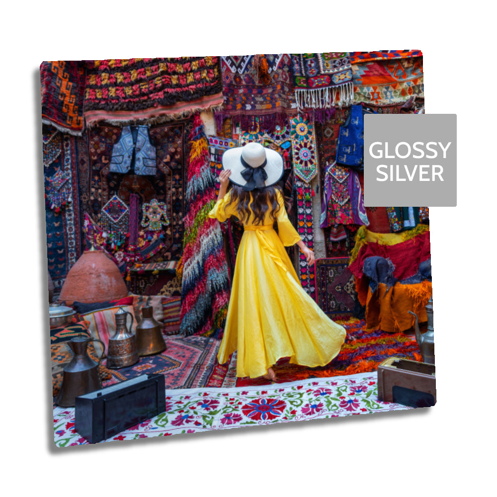 Ultra HD GLOSS SILVER 1.15mm Aluminium Sheets - 11.5" x 11.5" (29.2cm x 29.2cm) - Longforte Trading Ltd