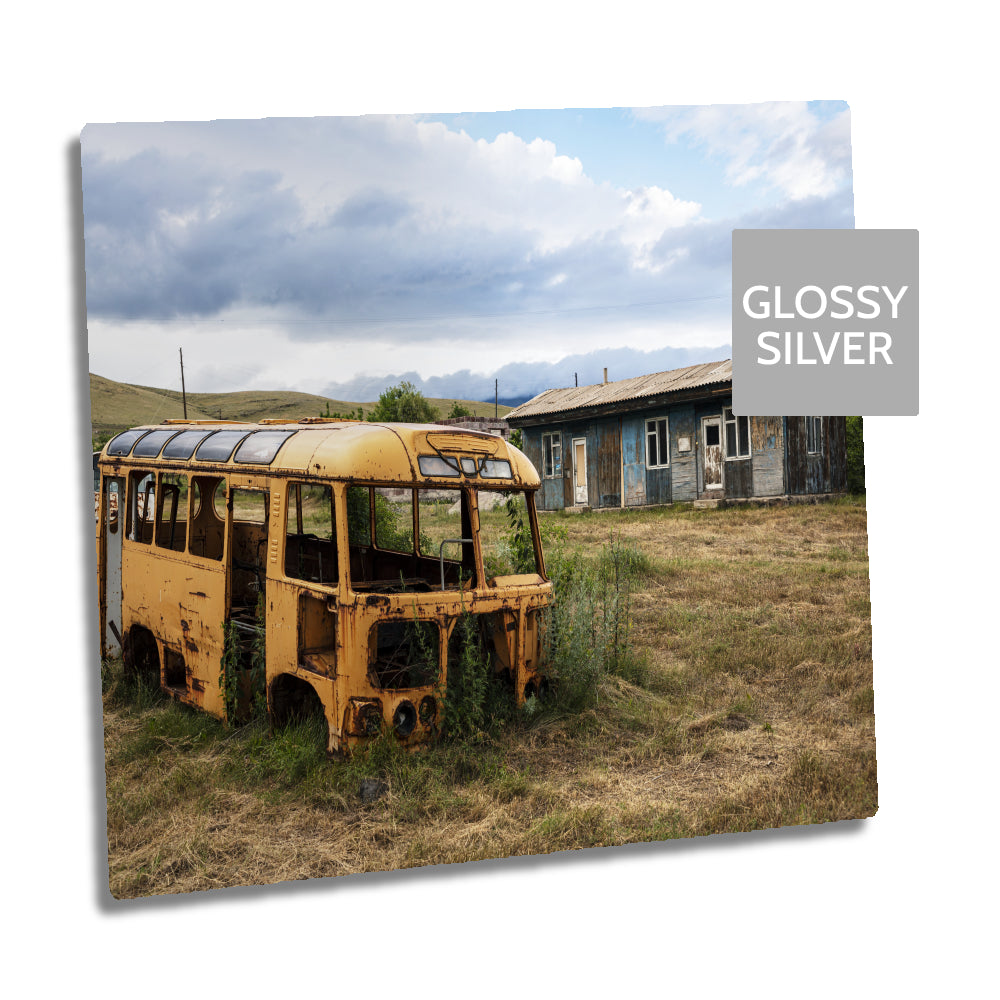 Ultra HD GLOSS SILVER 1.15mm Aluminium Sheets - 11.8" x 11.8" (30cm x 30cm) - Longforte Trading Ltd