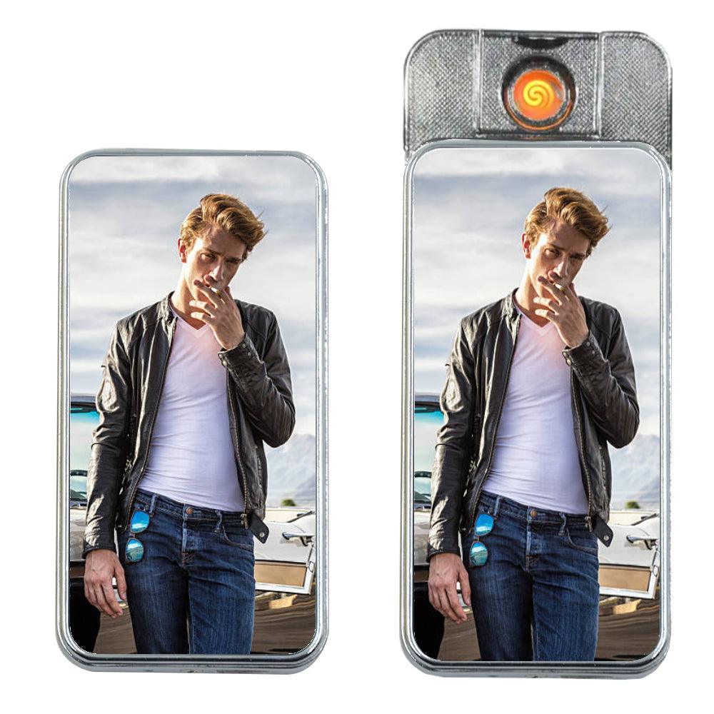 Sublimation USB Electric Lighter – Silver