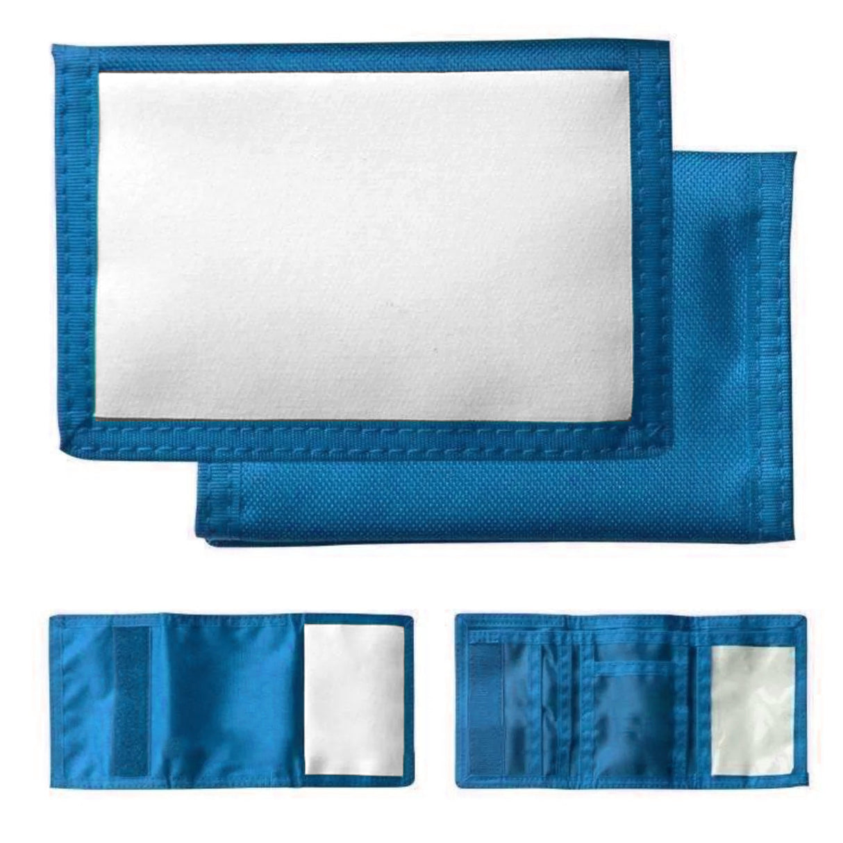 FULL CARTON - 100 x Wallets - Nylon - Blue - Longforte Trading Ltd