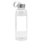 420ml Glass Water Bottle with White Printable Patch 6cm x 8cm - Longforte Trading Ltd