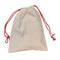 Bags - Drawstring / Xmas Sack - Linen Style - 30cm x 38.5cm - Longforte Trading Ltd
