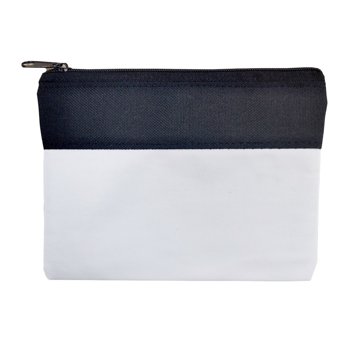 Wholesale Carton - 50 x Zip Up Bags - TWO TONE Black & White - 11cm x 14.5cm