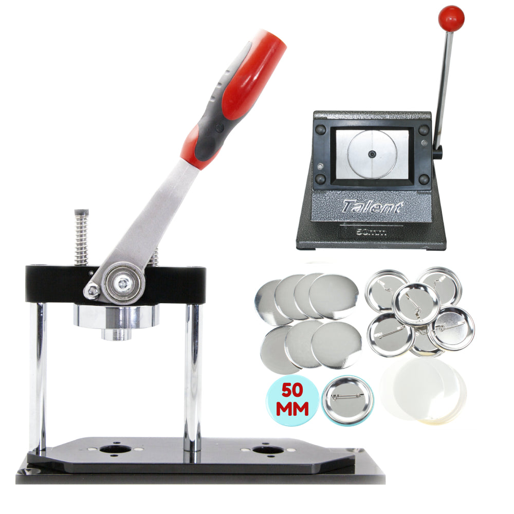 50mm N4 Badge Starter Pack with 200 FREE Components - Longforte Trading Ltd