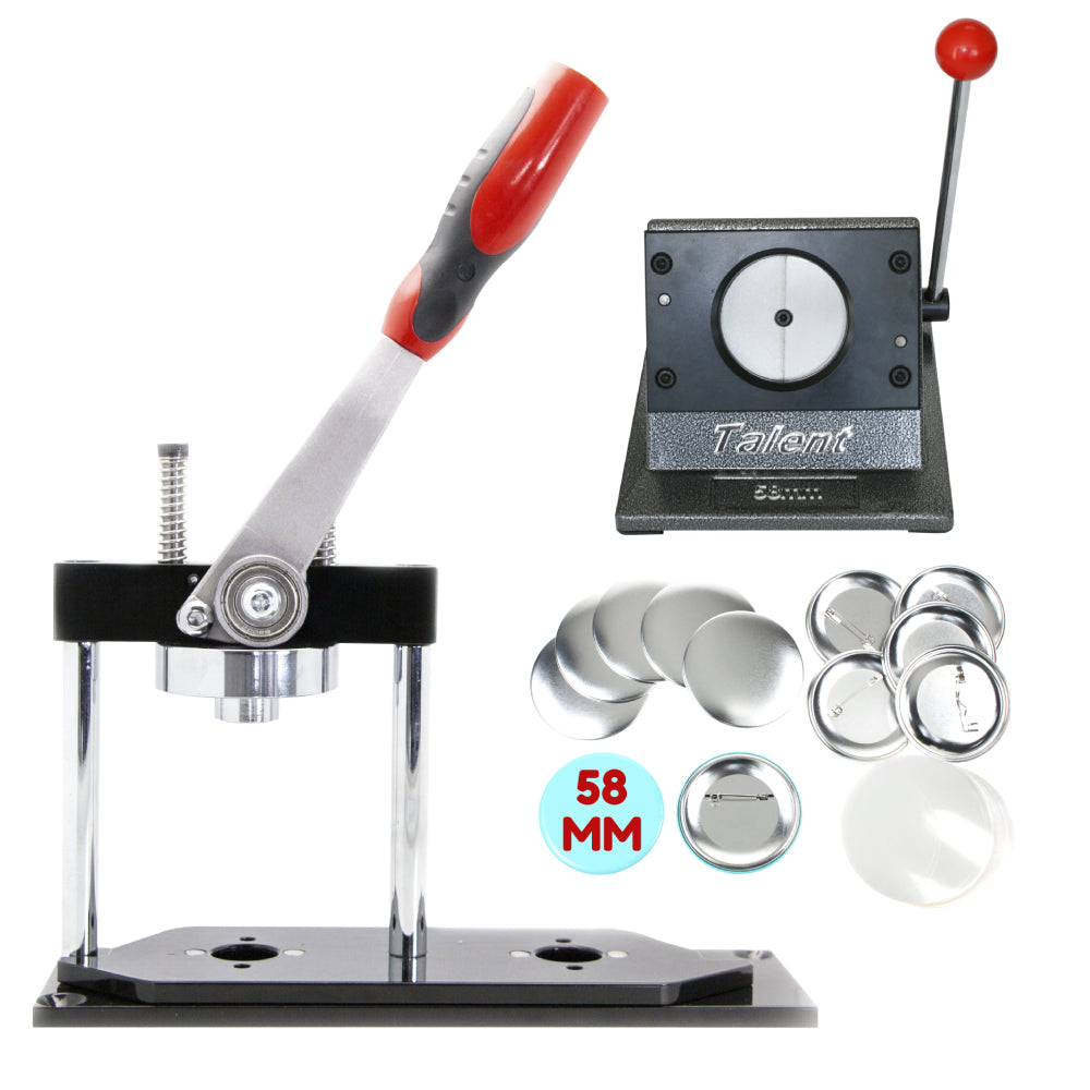 58mm N4 Badge Starter Pack with 200 FREE Components - Longforte Trading Ltd