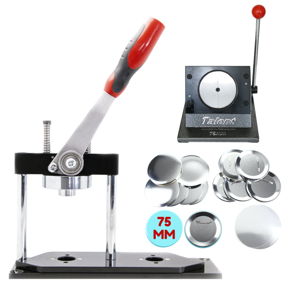 75mm N4 Badge Starter Pack with 200 FREE Components - Longforte Trading Ltd