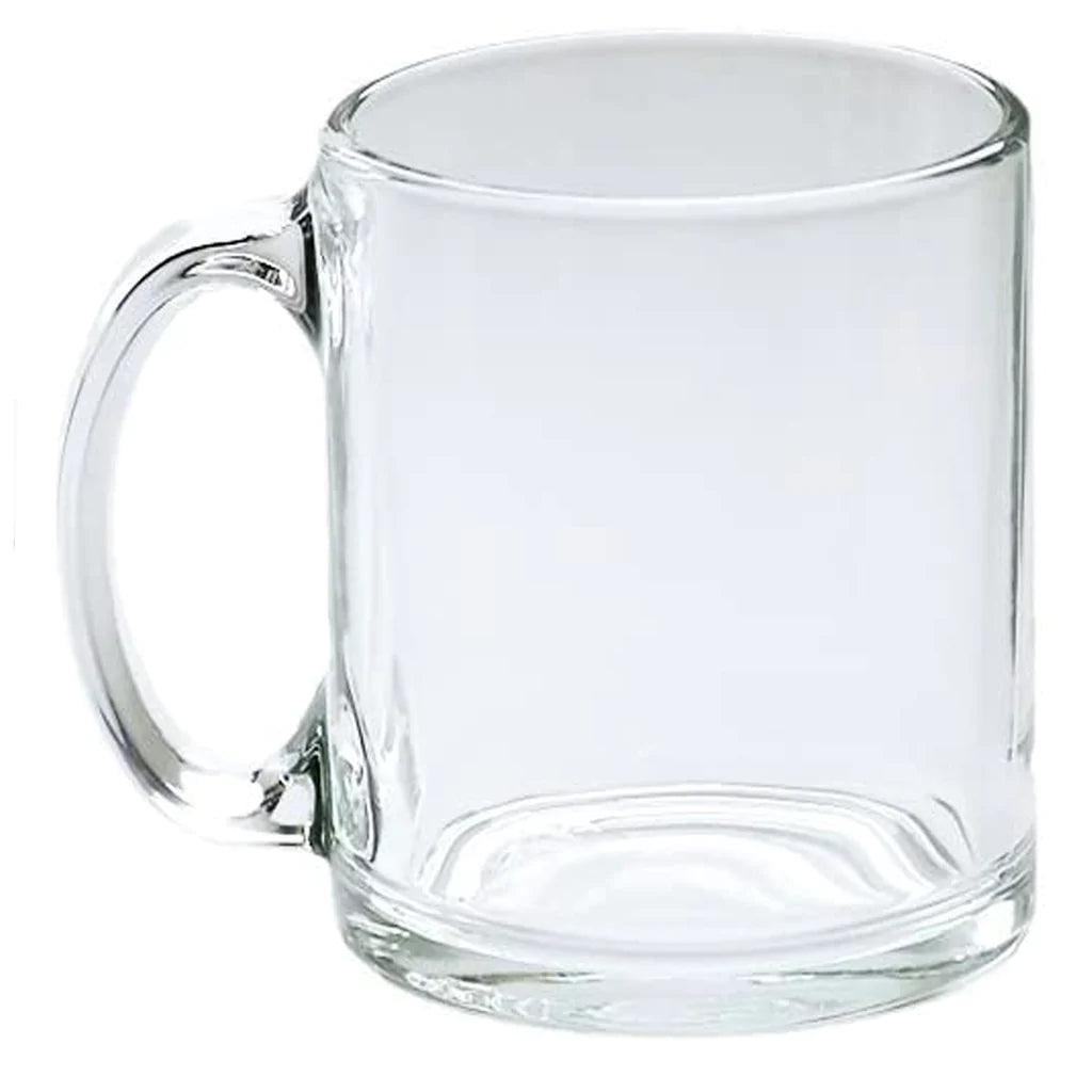 Wholesale Carton - 36 x 11oz Clear Tempered Glass Sublimation Mugs