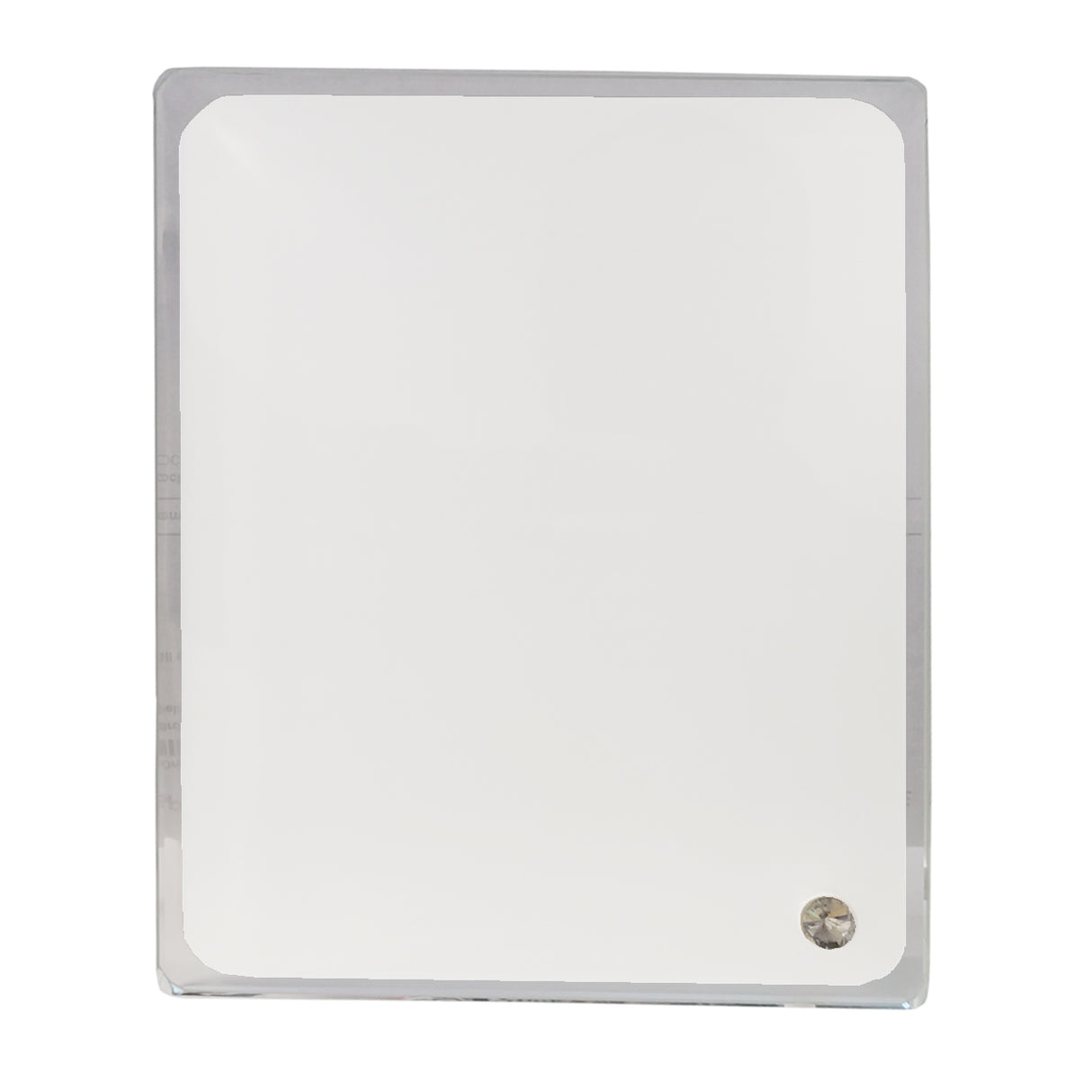 Frames - Crystal Glass - ROUNDED CORNERS - 18cm x 23cm - Longforte Trading Ltd