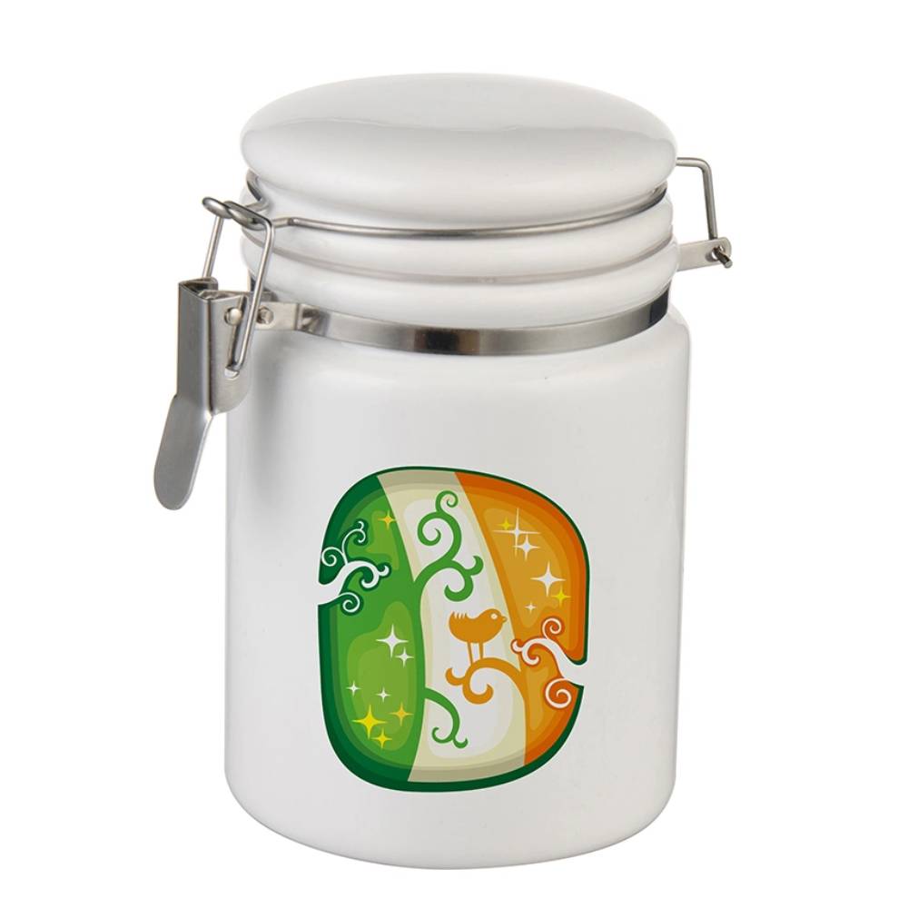 CARTON COMPLET – 36 x pots en céramique – Pot de stockage en céramique de 14 oz avec fermeture de balle