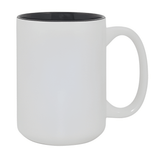 Black 15oz Two Tone Sublimation Mug, pack of 36