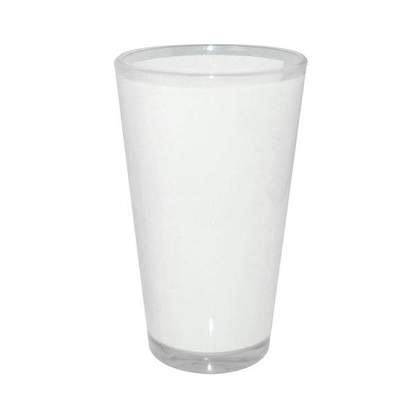 Tassen - Glas - 17oz Latte-Glas mit bedruckbarem Patch
