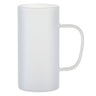 22oz Sublimation Frosted Beer Stein with Slim Handle