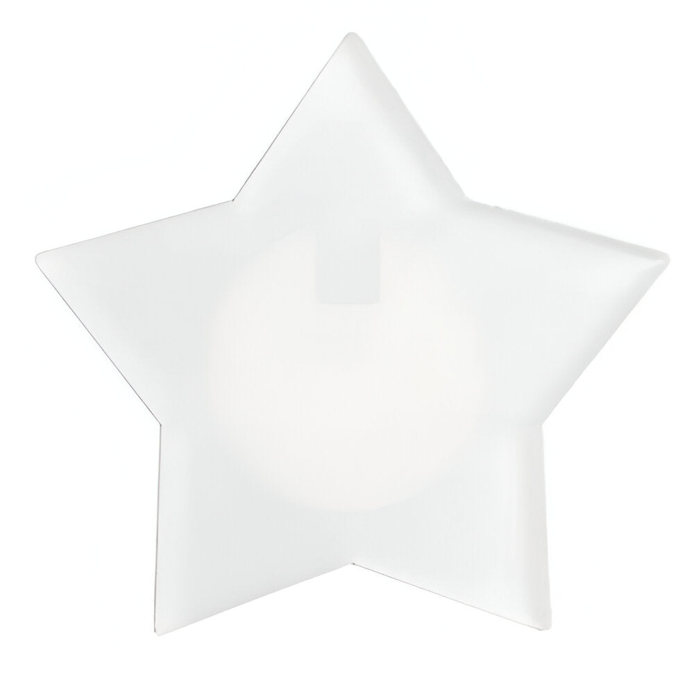 Sublimation Acrylic Badge with Colourful LED Light - Star