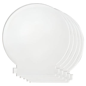 Spare Acrylic Inserts Only for LED Lamps, Round (12cm x 13cm), pack of 5