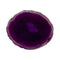 Engravables - Natural Agate - Coaster - Purple
