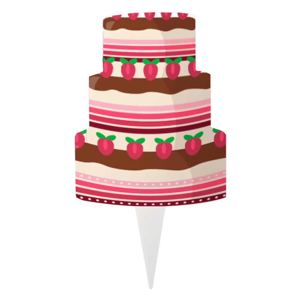 Sublimation Metal Cake Topper – Cake Shape – White Aluminium (Pack of 5)