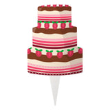 Sublimation Metal Cake Topper – Cake Shape – White Aluminium (Pack of 5)