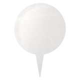 Sublimation Metal Cake Topper – Circle – White Aluminium (Pack of 5)