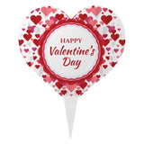 Sublimation Metal Cake Topper – Heart – White Aluminium (Pack of 5)