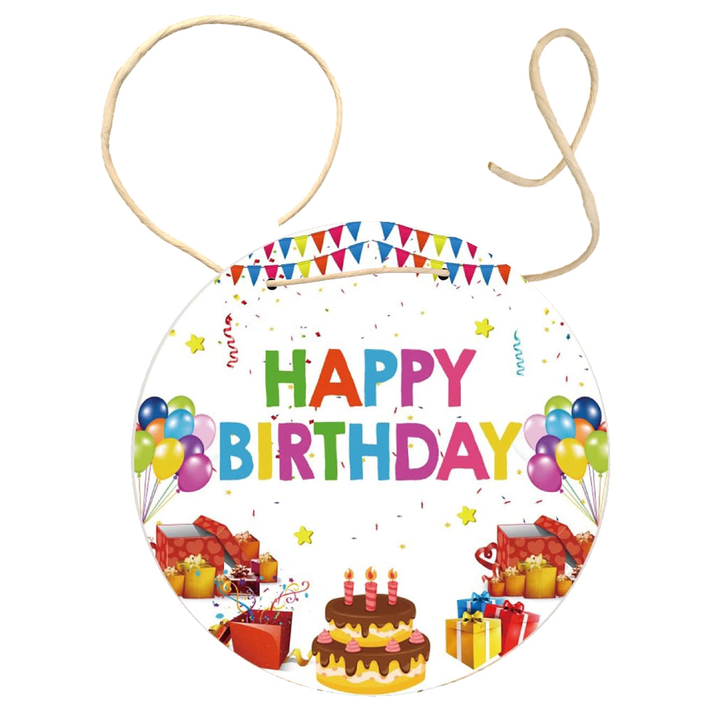 Sublimation Large 30cm Aluminium Door Hanger - Round