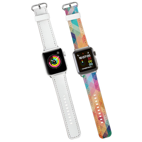 Accessories - Sublimation Wrist Strap for 42MM Apple Watch - WHITE