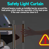 OtterPro Automatic Air Press Slide Pro Dual Station Heat Press (40cm x 50cm)