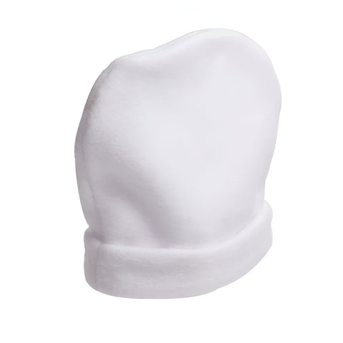 Kopfbedeckung - Baby Sublimation Fleece Beanie Mütze - Weiß