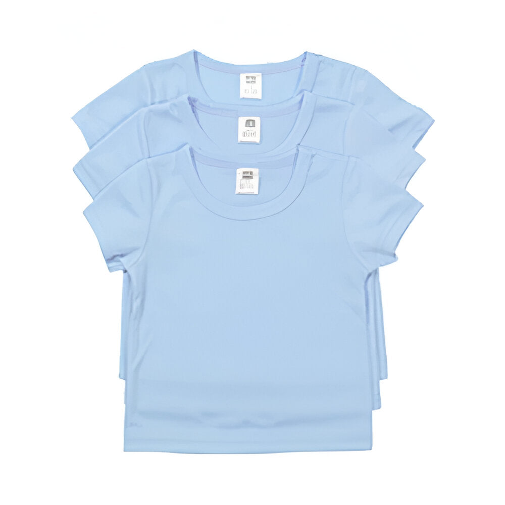 Apparel - Baby T-Shirt - 100% Polyester - Light Blue - Longforte Trading Ltd