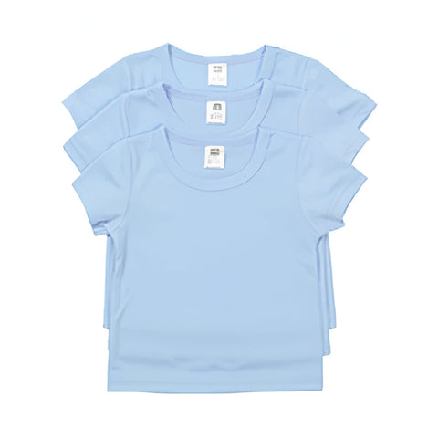 Vêtements - T-shirt pour bébé - 100 % polyester - Bleu clair