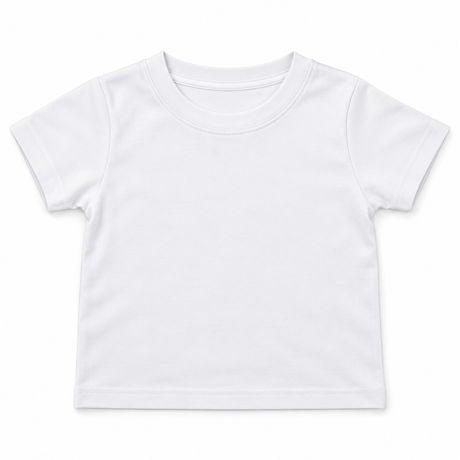 Vêtements - T-shirt pour bébé - 100 % polyester - Blanc
