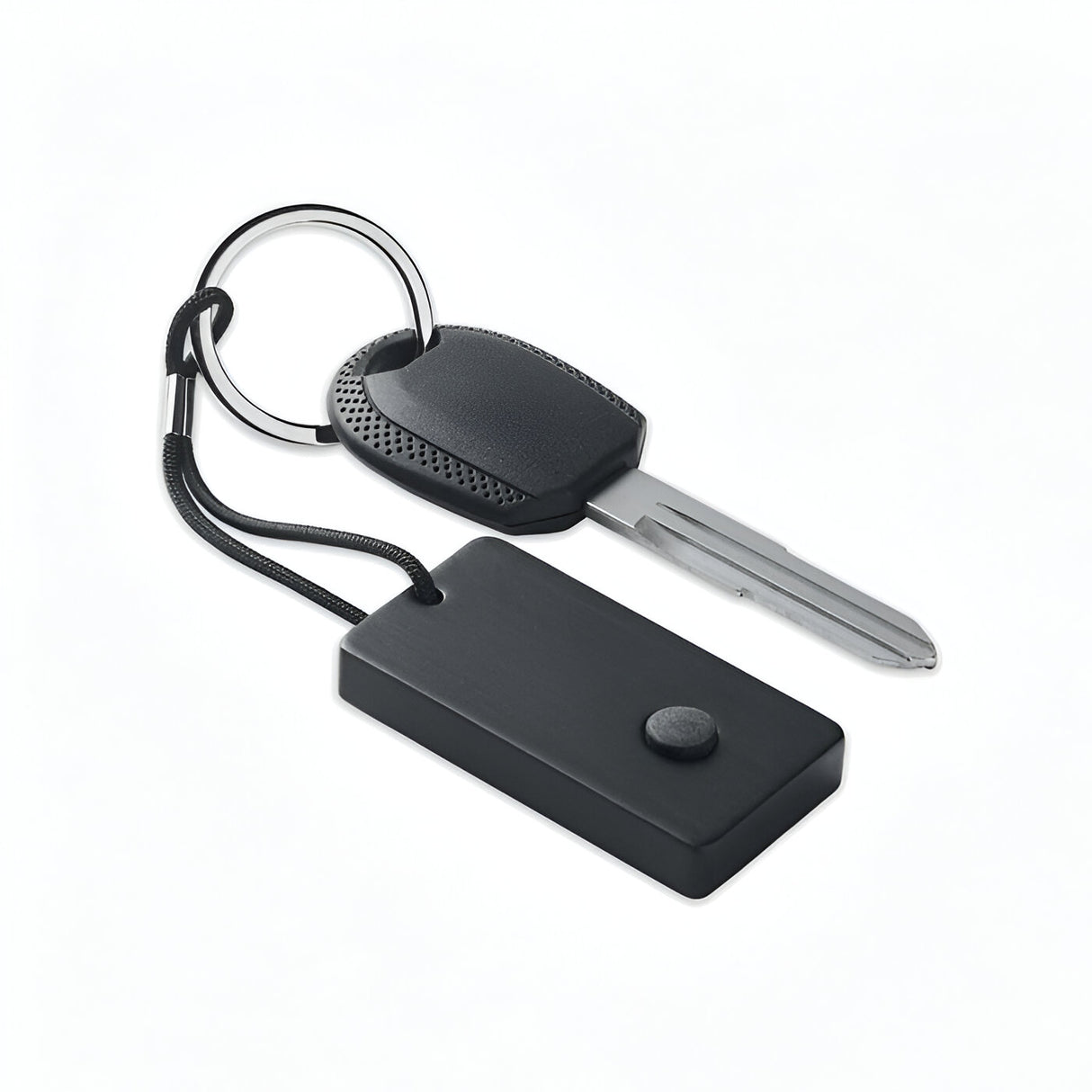 Customisable Black Bamboo Bluetooth Key Finder