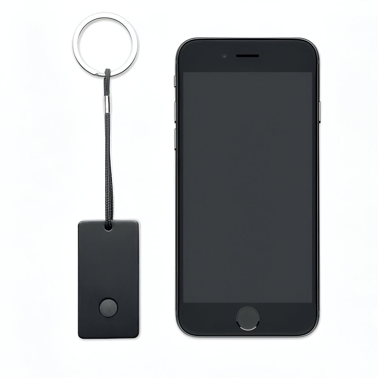Customisable Black Bamboo Bluetooth Key Finder