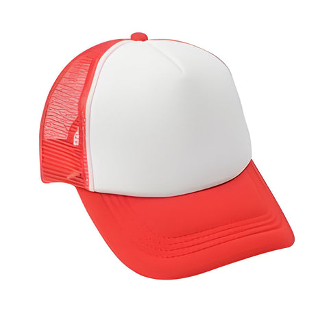 Baseball Cap with CoolAir Back - Red