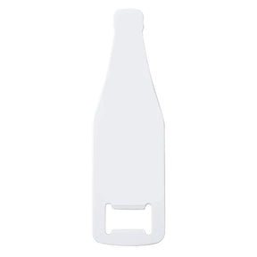 Bottle Opener - Pack of 10 x FULL WHITE - Wine Bottle Shape - Longforte Trading Ltd