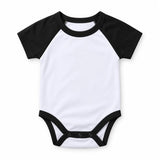 Sublimation Raglan Baby Grows - Pack of 10