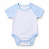 Sublimation Raglan Baby Grows - Pack of 10