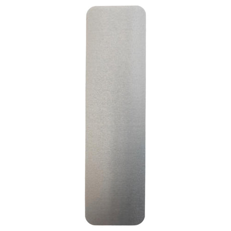 Lesezeichen – 10 x 1,15 mm dicke Lesezeichen aus Aluminium mit roter Quaste.