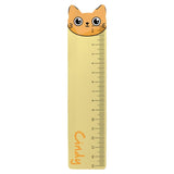 Sublimation Metal Cat-Shaped Ruler / Bookmark – White Aluminium (Pack of 5)