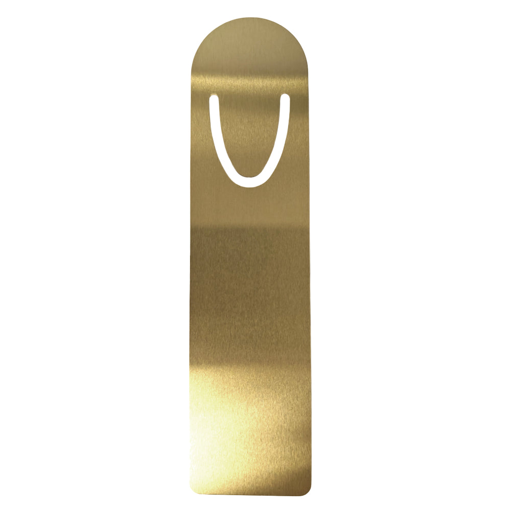 Pack of 10 Rectangular Sublimation Bookmarks - 3.2cm x 12.7cm - Gold