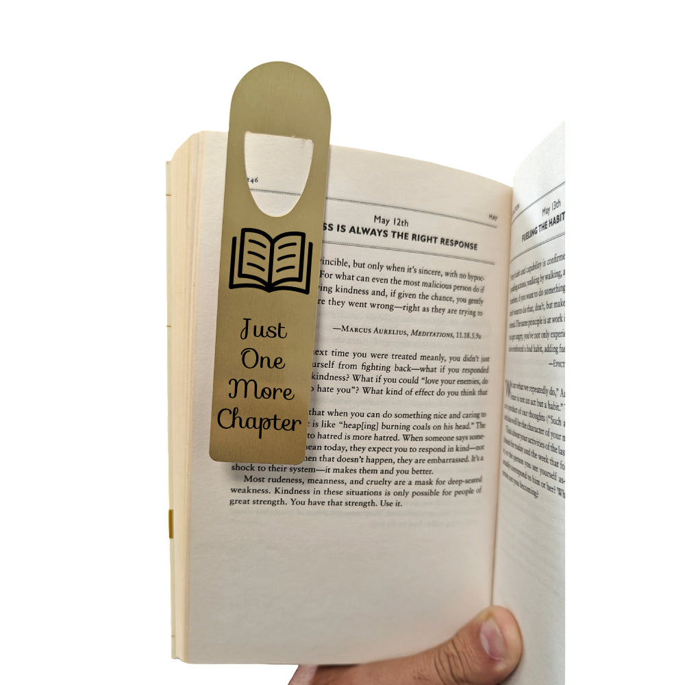 Pack of 10 Rectangular Sublimation Bookmarks - 3.2cm x 12.7cm - Gold