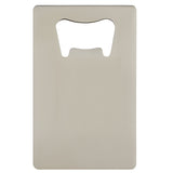 Bottle Opener - Pack of 10 x Steel - Rectangle - 5.3cm x 8.5cm - Longforte Trading Ltd